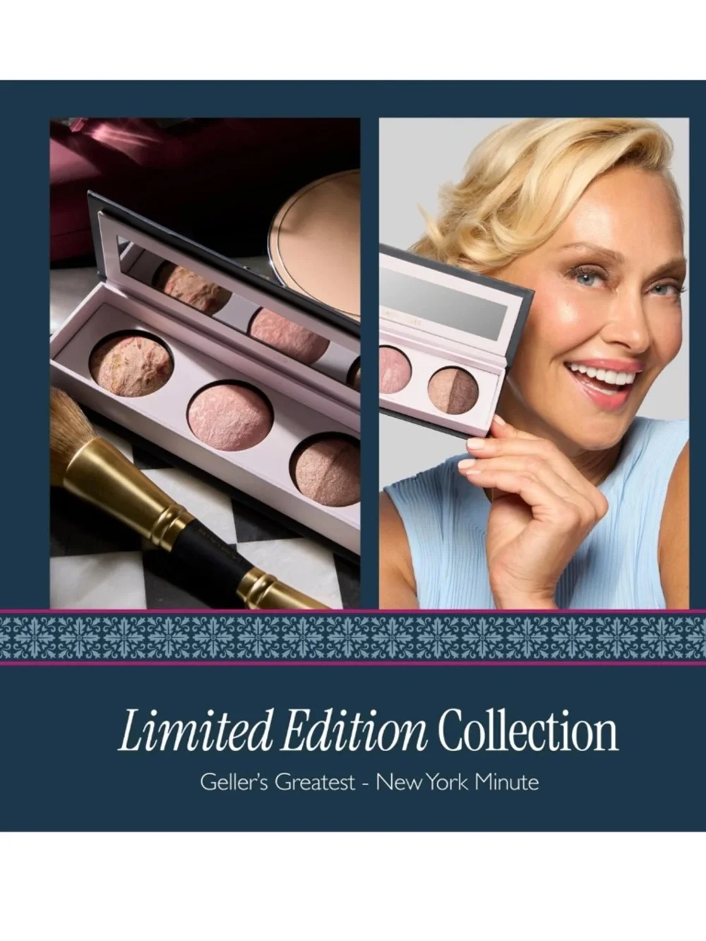 Laura Geller Geller's Greatest New York Minute Baked Face & Eye Palette NIB